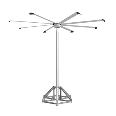 OPTFANS ポールマウント HVLS ファン スタンド式フロアファン